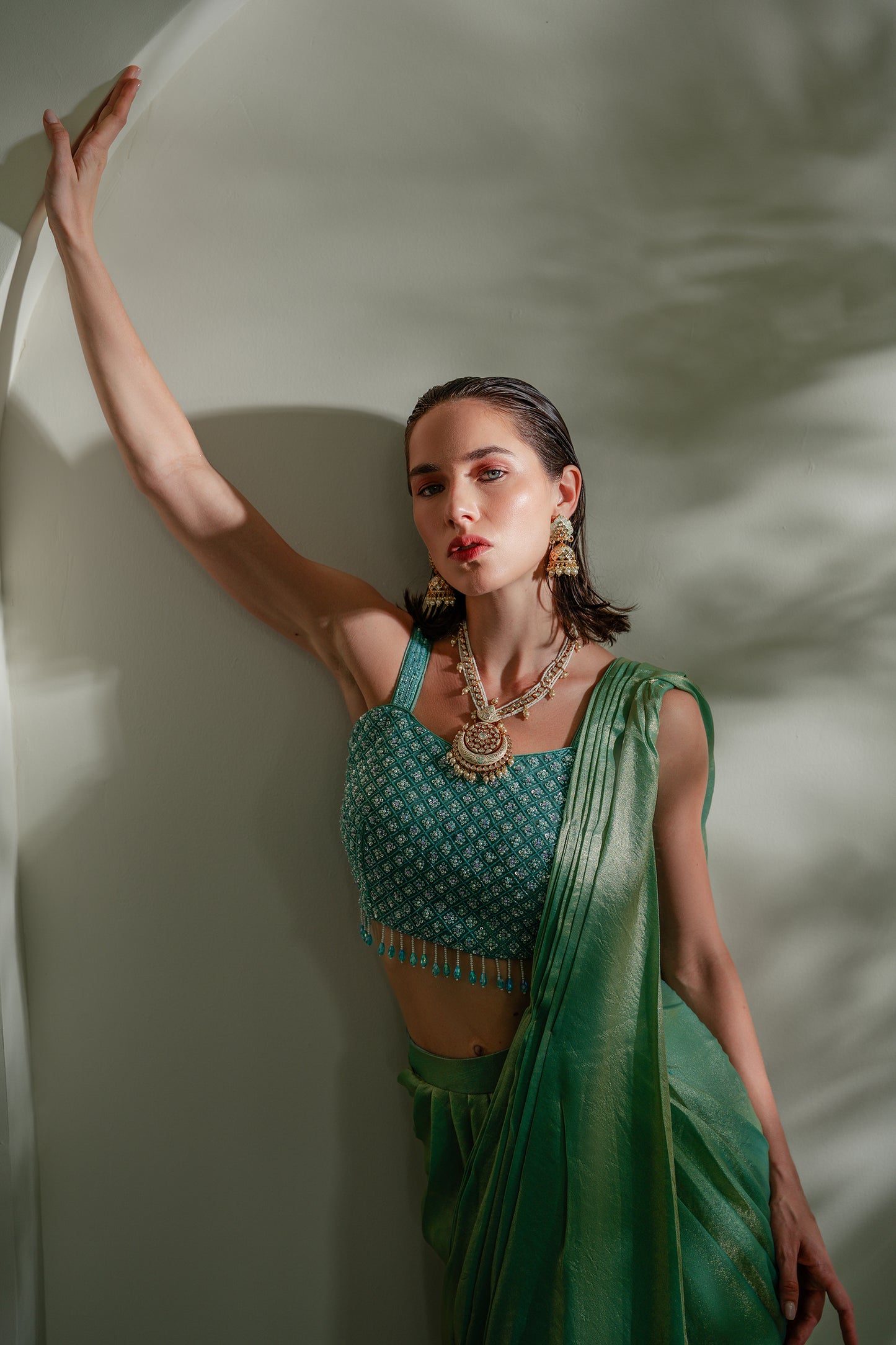 Maroon Zari Woven Silk Saree - Test 5